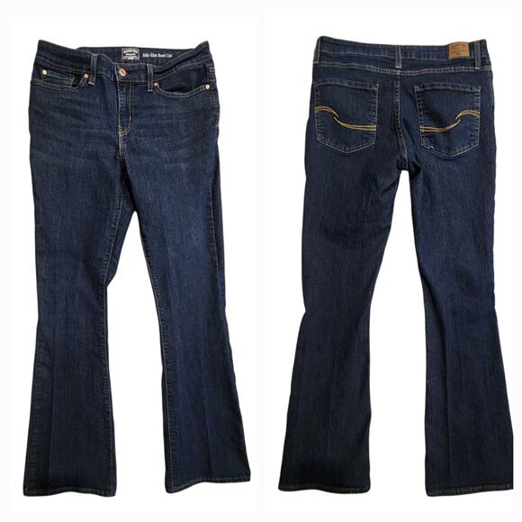 Levi Strauss Signature Mid-rise Bootcut Jeans sz 12, inseam 30", waist 30" - Picture 1 of 11